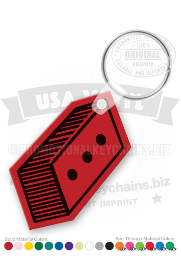 Brick Vinyl Keychain PK6705