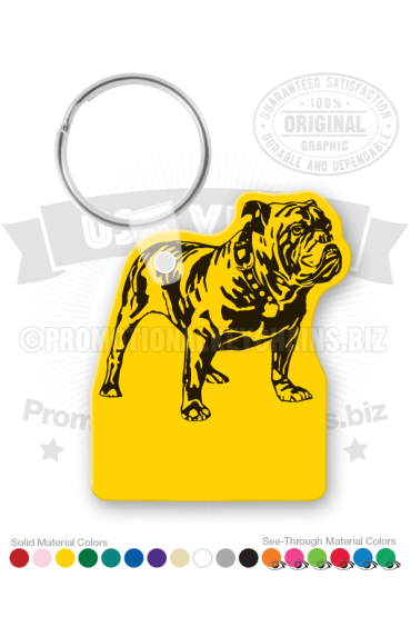 Bulldog Vinyl Keychain PK5460