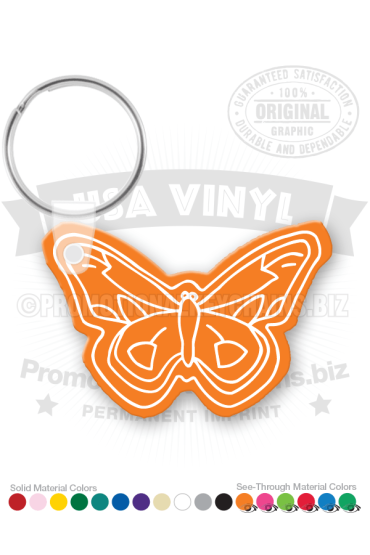 Butterfly Vinyl Keychain PK4744