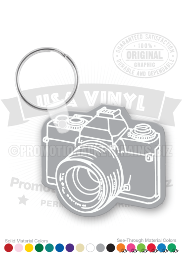 SLR Camera Vinyl Keychain PK5419