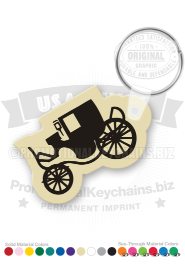Carriage Vinyl Keychain PK7982