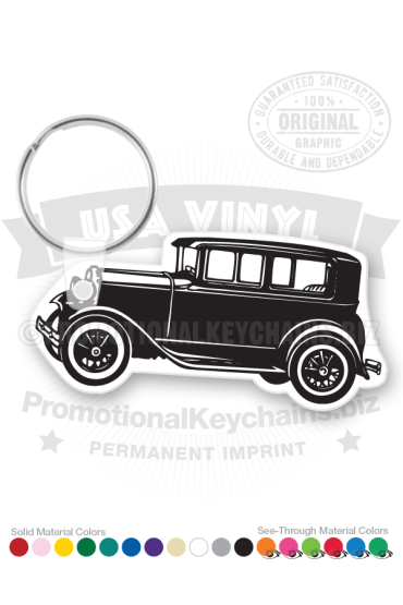 Classic Car Vinyl Keychain PK4360