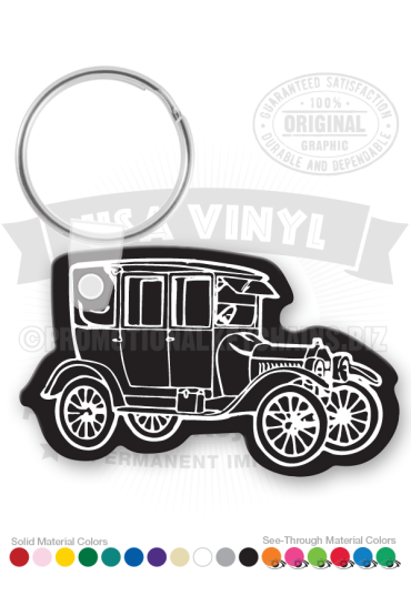 Antique Car Vinyl Keychain PK4367