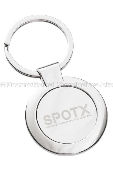 Customized Keychains - Engraved Metal Keychains Classic Circle