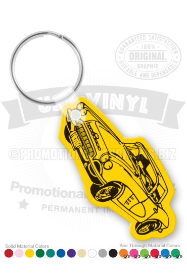 Corvette Vinyl Keychain PK6926