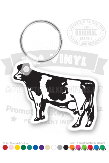 Cow Vinyl Keychain PK6064