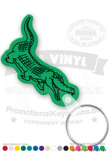 Crocodile Vinyl Keychain PK7861