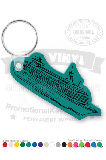 Cruise Ship Vinyl Keychain PK5801