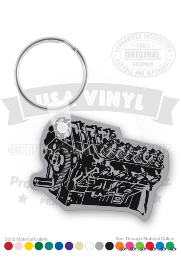 Engine Vinyl Keychain PK5031