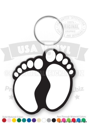 Feet Vinyl Keychain PK6623