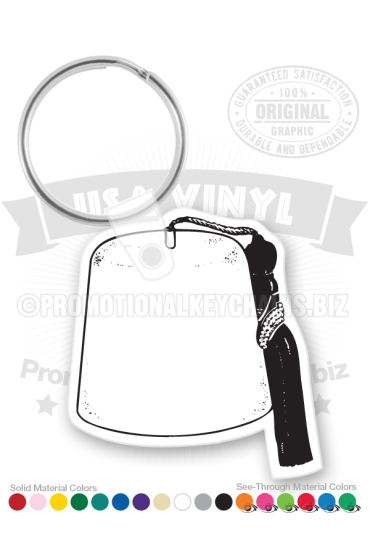 Fez Hat Vinyl Keychain PK5802