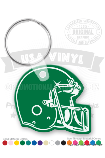 Football Helmet Vinyl Keychain PK5686