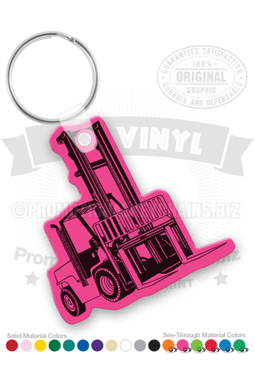 Forklift Vinyl Keychain PK8398