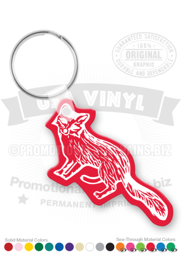 Fox Vinyl Keychain PK6618