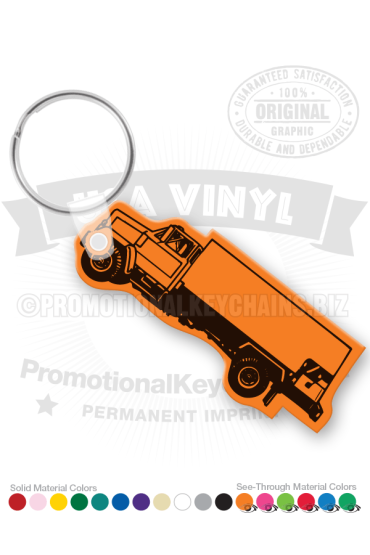 Fuel Truck Vinyl Keychain PK4006