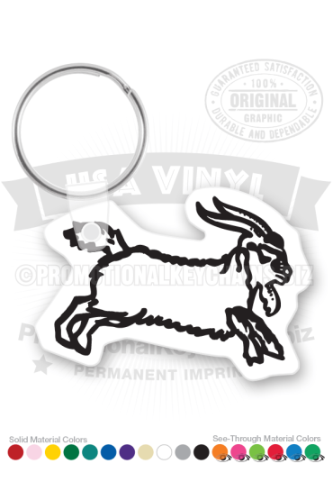 Goat Vinyl Keychain PK4620