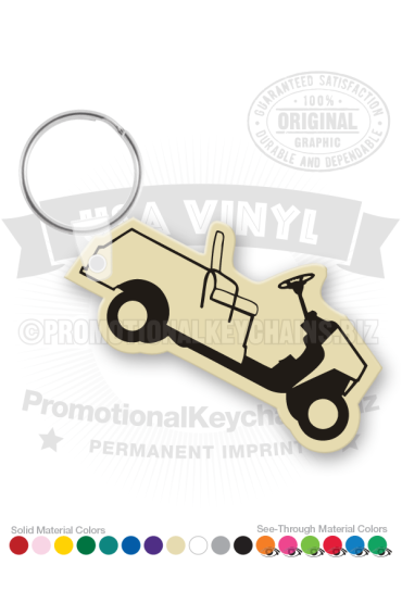 Golf Cart Vinyl Keychain PK6193