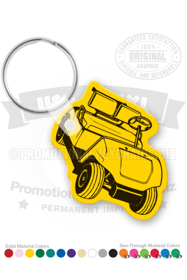 Golf Cart Vinyl Keychain PK7933