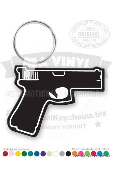 Gun Vinyl Keychain PK5692