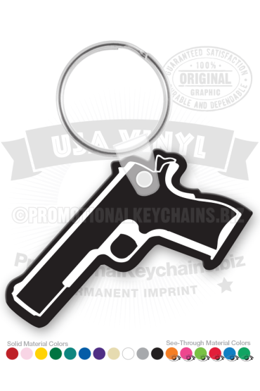 Gun Vinyl Keychain PK7020