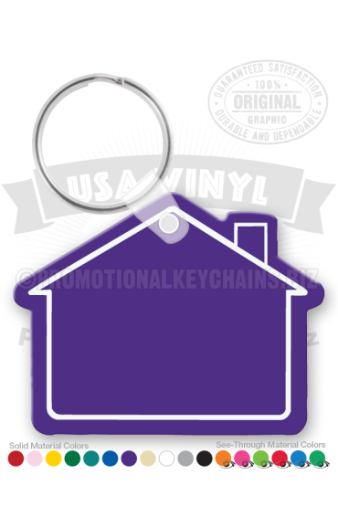 House Vinyl Keychain PK6030