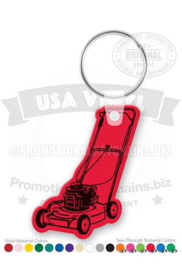 Lawn Mower Vinyl Keychain PK6826