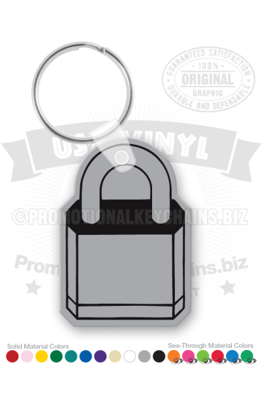 Lock Vinyl Keychain PK5088