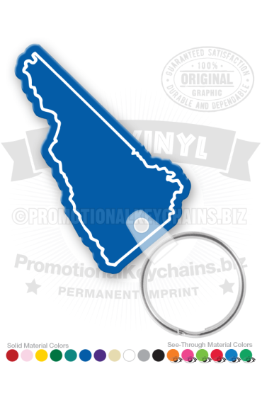 New Hampshire State Vinyl Keychain PK6100NH