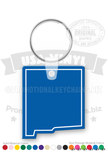 New Mexico State Vinyl Keychain PK6100NM