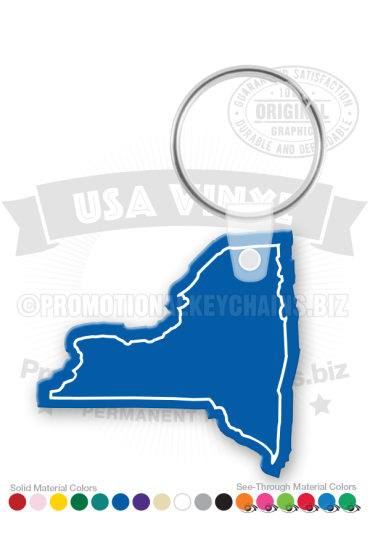 New York State Vinyl Keychain PK6100NY