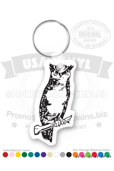 Owl Vinyl Keychain PK4169