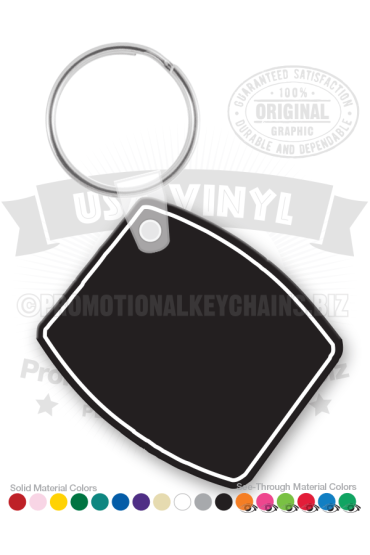 Rectangle Vinyl Keychain PK3145