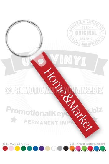 Rectangle Vinyl Keychain PK6303MR