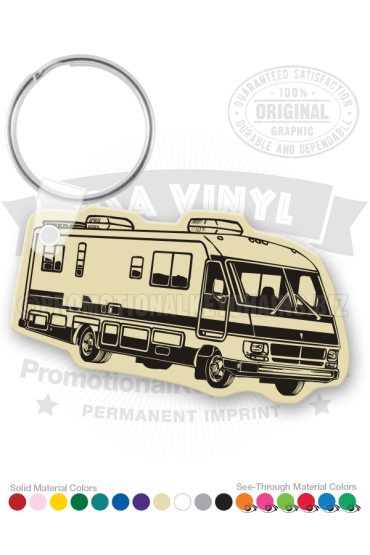 RV Motorhome Vinyl Keychain PK5998