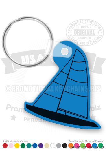 Sailboat Vinyl Keychain PK8067