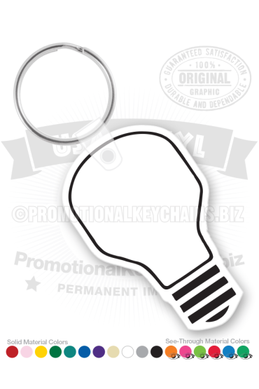 Lightbulb Vinyl Keychain PK6395