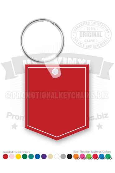 Shield Vinyl Keychain PK5392