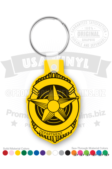 Badge Vinyl Keychain PK5156