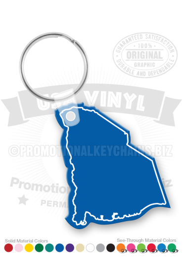 South Carolina State Vinyl Keychain PK6100SC