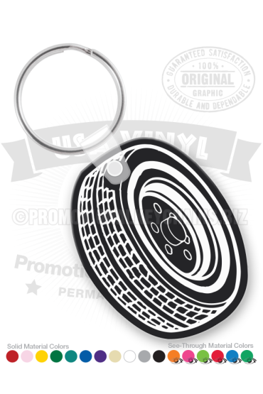 Tire Vinyl Keychain PK6383