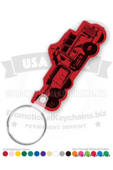 Tow Truck Vinyl Keychain PK6538
