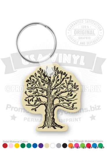 Tree Vinyl Keychain PK6153