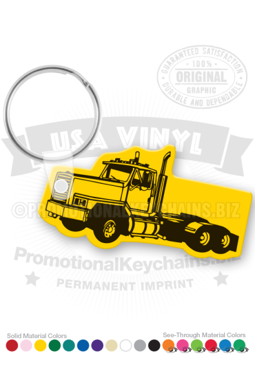 Truck Cab Vinyl Keychain PK5550