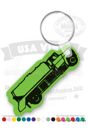 Truck Septic Vinyl Keychain PK7901
