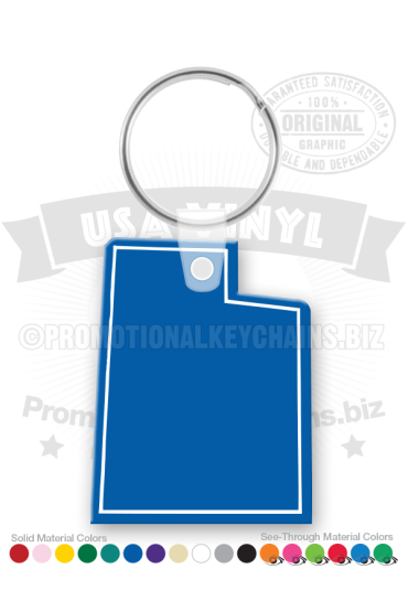 Utah State Vinyl Keychain PK6100UT