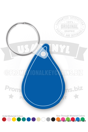 Water Drop Vinyl Keychain PK5101