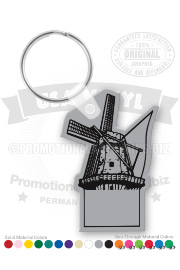 Windmill Vinyl Keychain PK6863