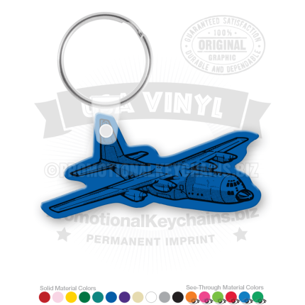 Airplane Vinyl Keychain PK3312