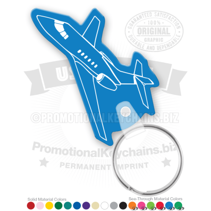 Airplane Vinyl Keychain PK7356