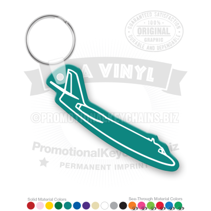 Airplane Vinyl Keychain PK8033
